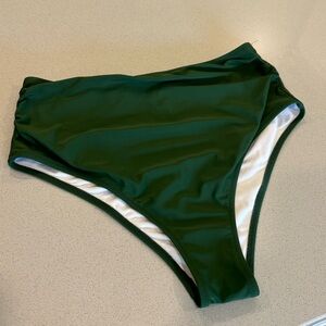 High waisted swim bottoms